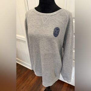 Marine Layer crewneck Gray Sweatshirt With Samsara Owl Graphic Sz L Rn14082